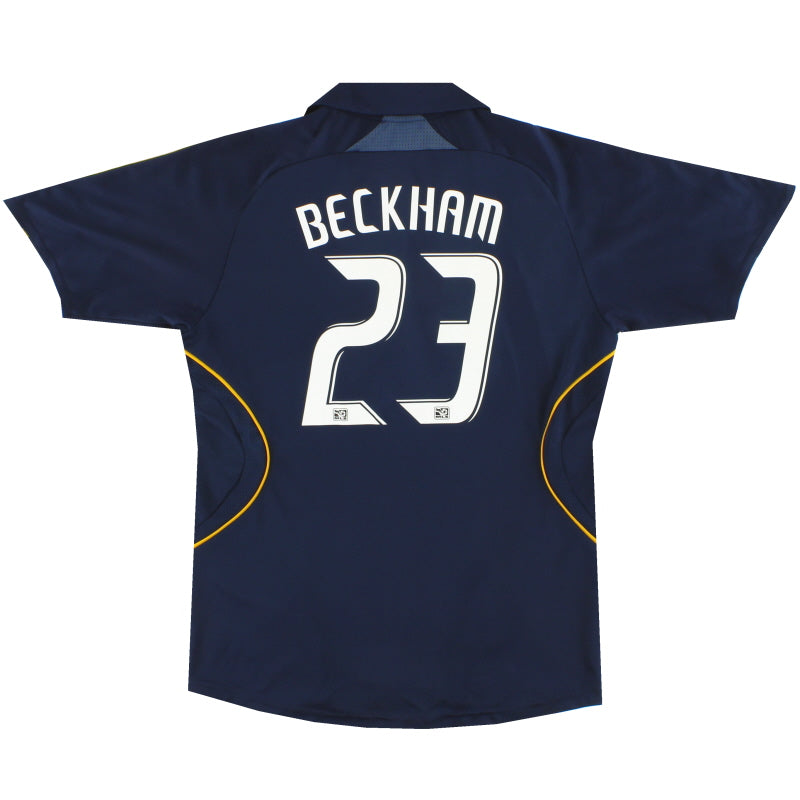 2007-08 LA Galaxy adidas Away Shirt Beckham #23 L.Boys 221742