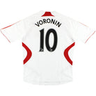 2007-08 Liverpool adidas Away Shirt Voronin #10 L Football Shirt