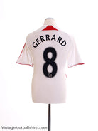 2007-08 Liverpool Away Shirt Gerrard #8 XL.Boys Football Shirt