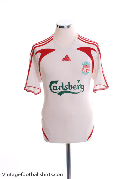 2007-08 Liverpool Away Shirt *Mint* XL.Boys Football Shirt