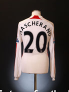 2007-08 Liverpool Match Issue Away Shirt Mascherano #20 L/S Football Shirt
