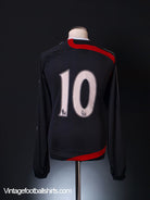 2007-08 Liverpool Reserves Match Issue Third Shirt #10 L/S XL Football Shirt