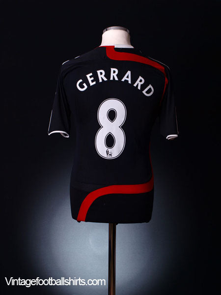 2007-08 Liverpool Third Shirt Gerrard #8 L Football Shirt