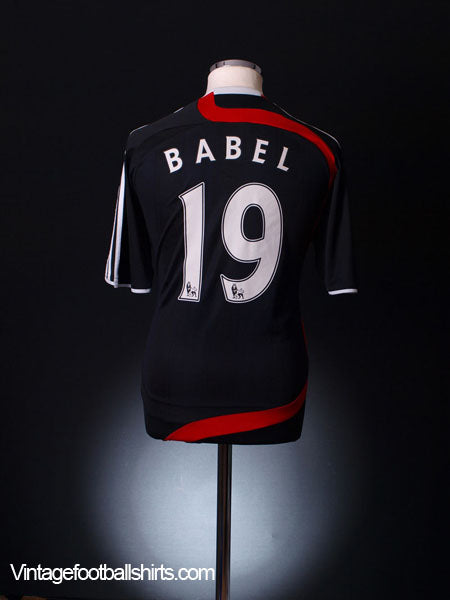 2007-08 Liverpool Third Shirt Babel #19 M Football Shirt