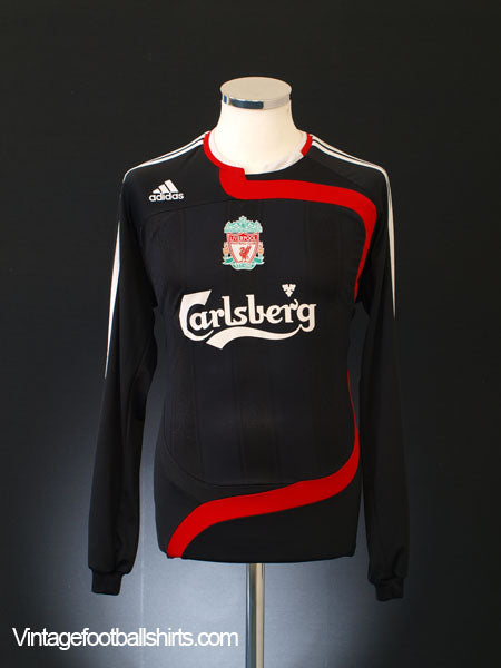 2007-08 Liverpool Third Shirt L/S XL.Boys Football Shirt