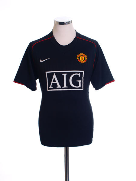 2007-08 Manchester United Away Shirt XL Football Shirt