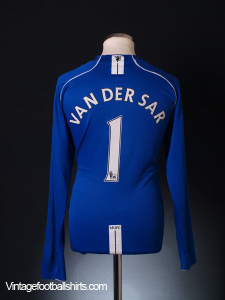 2007-08 Manchester United Goalkeeper Shirt Van Der Sar #1 L Football Shirt