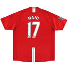 2007-08 Manchester United Nike Home Shirt Nani #17 XL Football Shirt