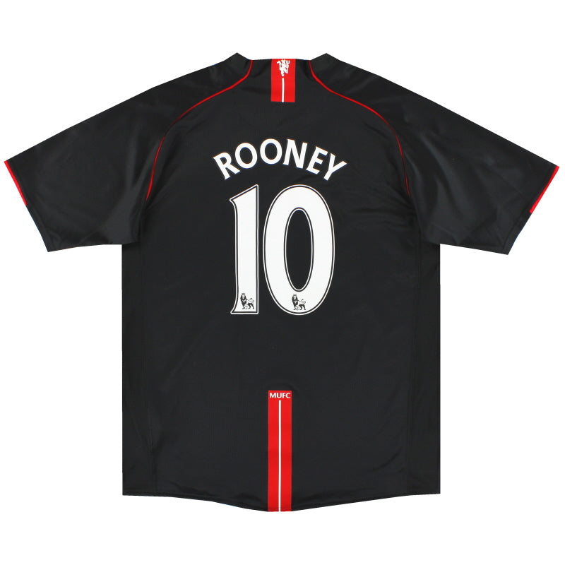 2007-08 Manchester United Nike Away Shirt Rooney #10 *Mint* XL Football Shirt