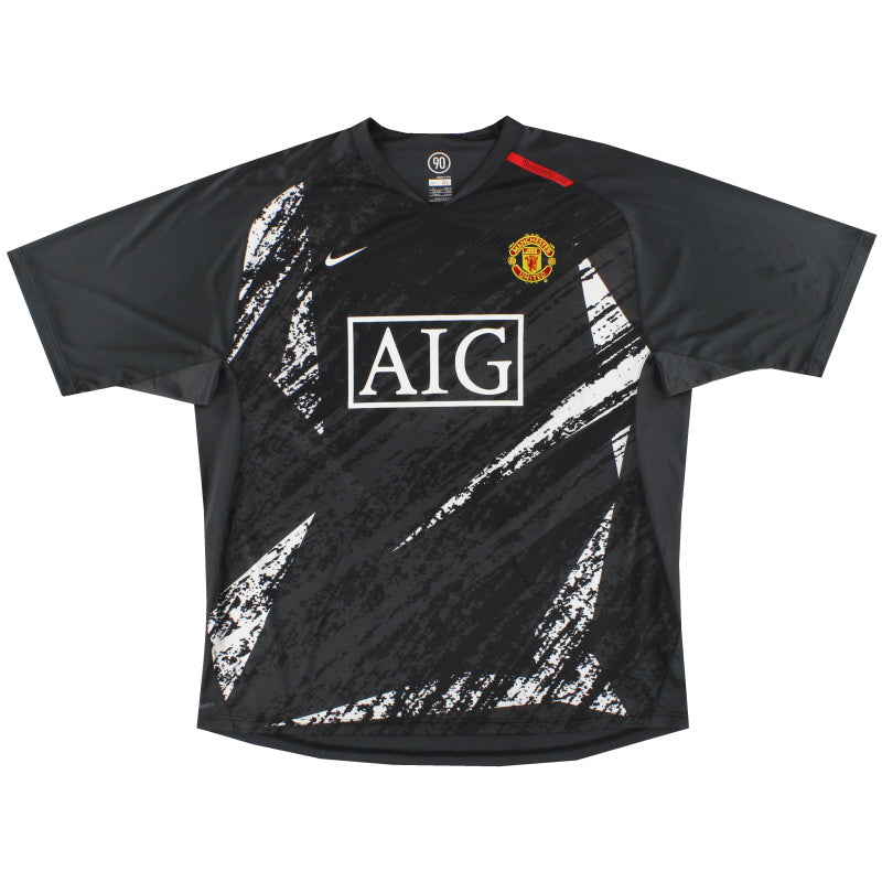 SHIN⊿ 2007-08 Manchester United Nike Training Shirt *Mint* L 237934-010