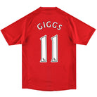 2007-08 Manchester United Nike Home Shirt Giggs #11 S Football Shirt