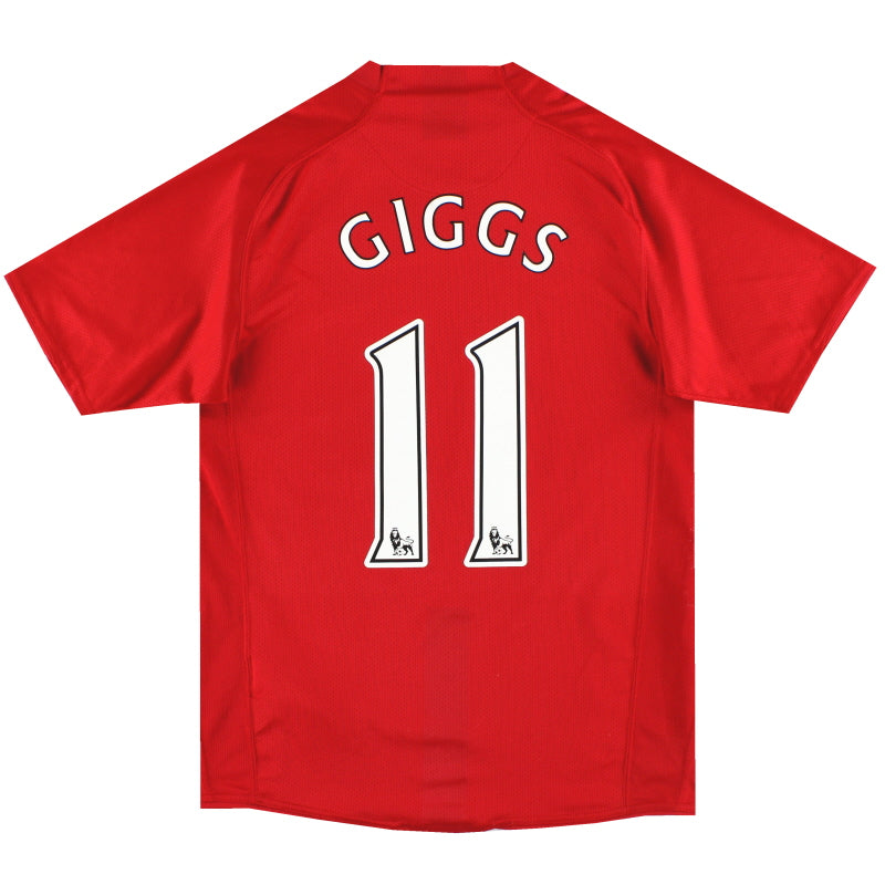 2007-08 Manchester United Nike Home Shirt Giggs #11 S Football Shirt