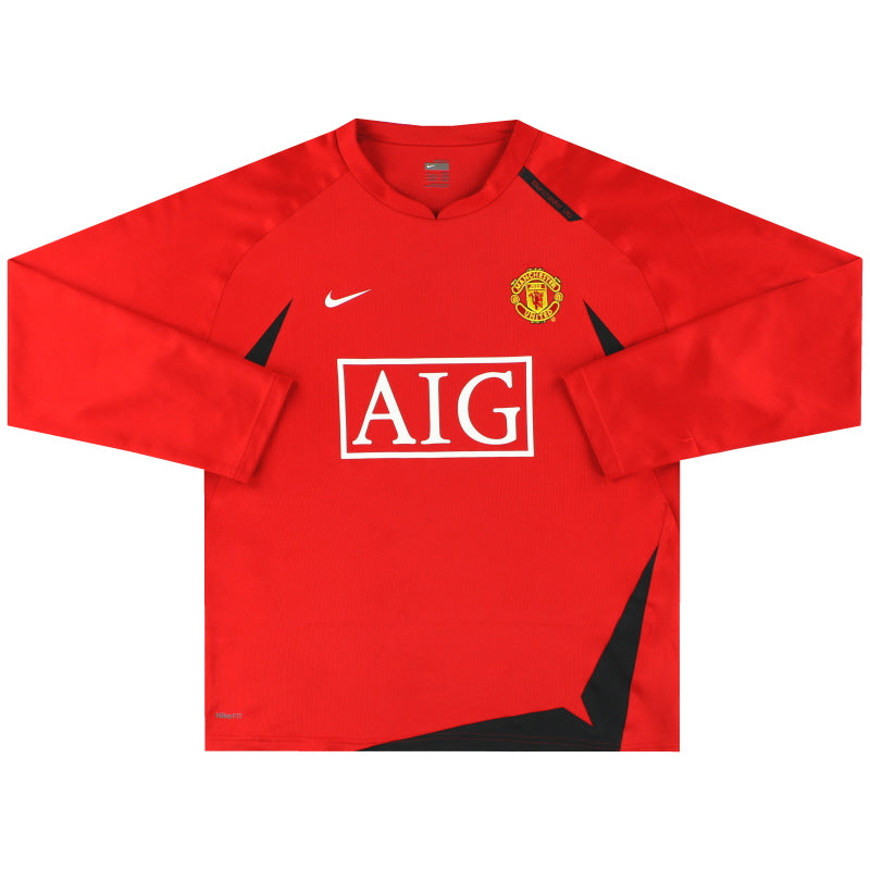 2007-08 Manchester United Training Sweatshirt L Sweatshirt