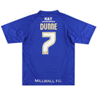 2007-08 Millwall Bukta Home Shirt Dunne #7 *Mint* L Football Shirt