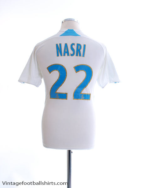 2007-08 Olympique Marseille Home Shirt Nasri #22 L Football Shirt