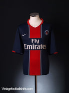 2007-08 Paris Saint-Germain Home Shirt XXL Football Shirt