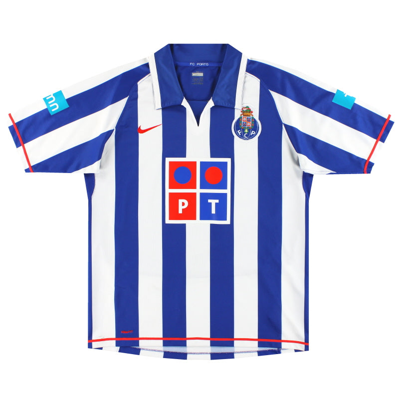 2007-08 Porto Nike Home Shirt L Football Shirt