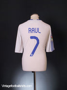 2007-08 Real Madrid Home Shirt Raul #7 XL Football Shirt