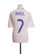 2007-08 Real Madrid Home Shirt Raul #7 M Football Shirt