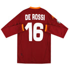 2007-08 Roma Kappa PI Home Shirt De Rossi #16 L/S *As New* XL Football Shirt