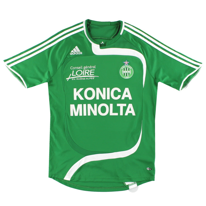 2007-08 Saint Etienne adidas Home Shirt S Football Shirt