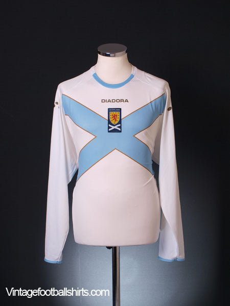 2007-08 Scotland Away Shirt L/S L Football Shirt