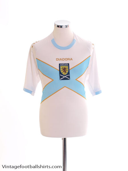 2007-08 Scotland Away Shirt M Football Shirt