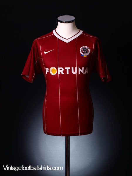 2007-08 Sparta Prague Home Shirt S Football Shirt