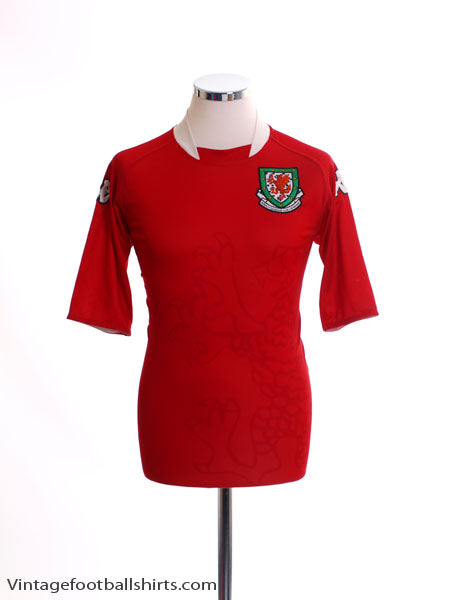 2007-08 Wales Home Shirt M Football Shirt