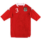 2007-08 Wales Kappa Player Issue Home Shirt #3 XXL Football Shirt
