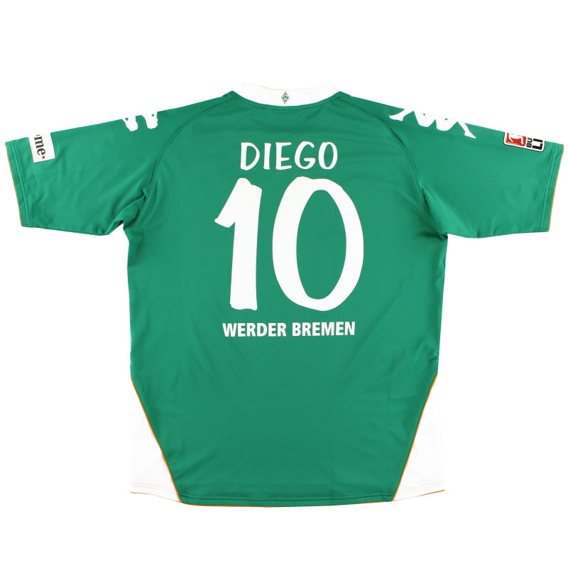 2007-08 Werder Bremen Home Shirt Diego #10 XXL | Vintage Football