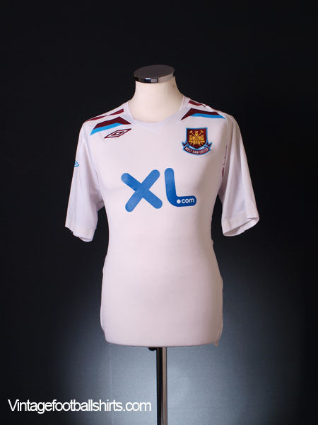 2007-08 West Ham Away Shirt M Football Shirt