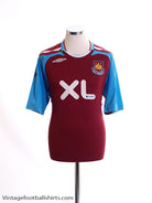 2007-08 West Ham Home Shirt L Football Shirt