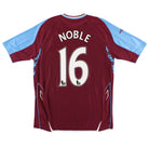 2007-08 West Ham Home Shirt Noble #16 M Football Shirt