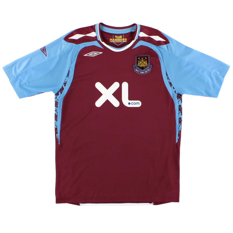 2007-08 West Ham Umbro Home Shirt *As New* XL Football Shirt