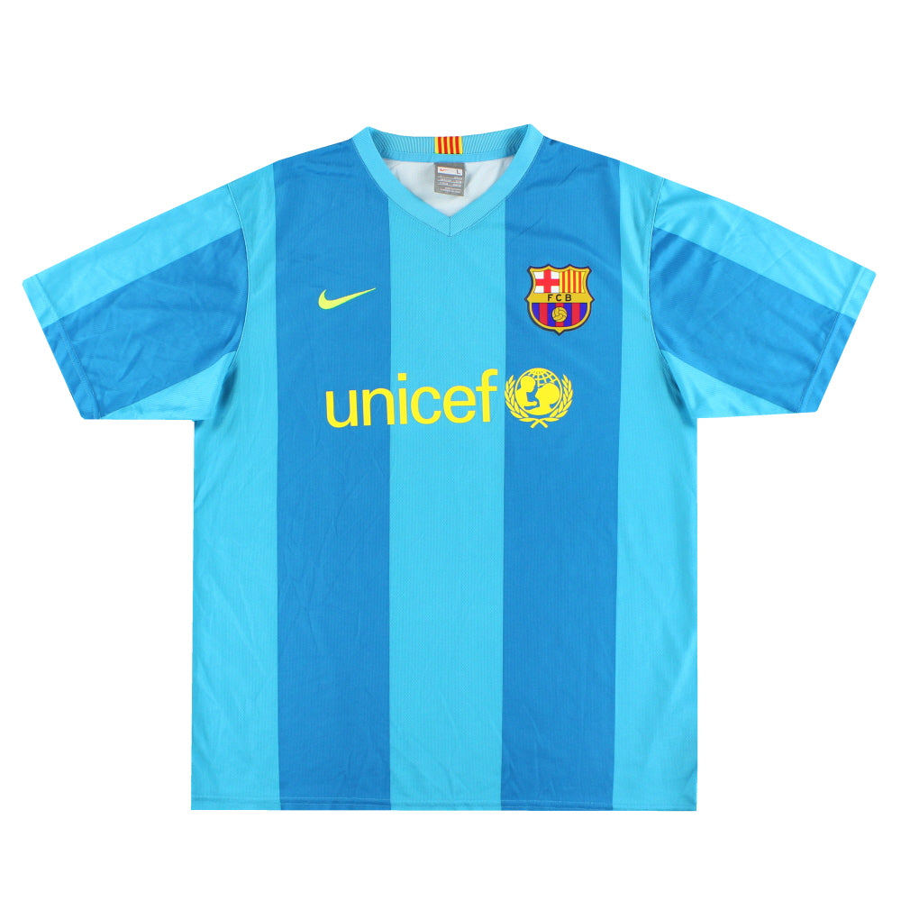 2007-08 Barcelona Nike Basic Away Shirt Henry #14 L 237744-414
