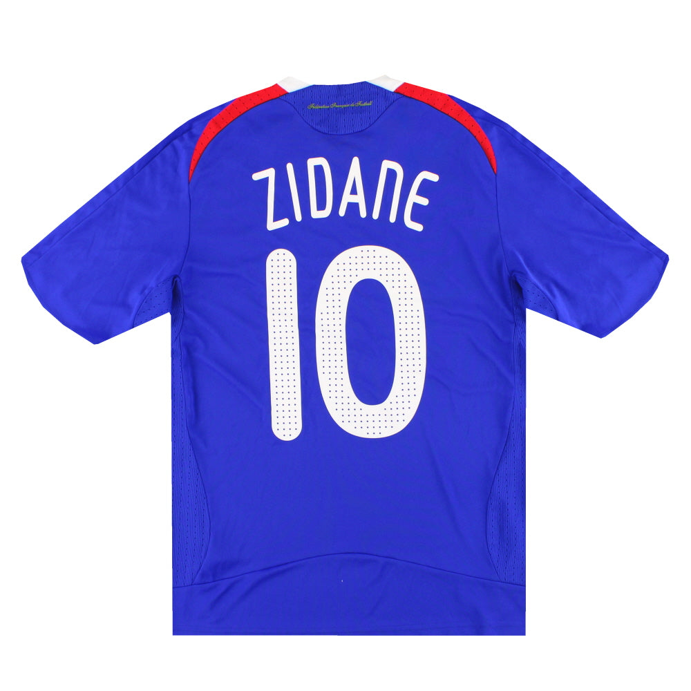 2007-08 France adidas Home Shirt Zidane #10 S 620139 | Vintage