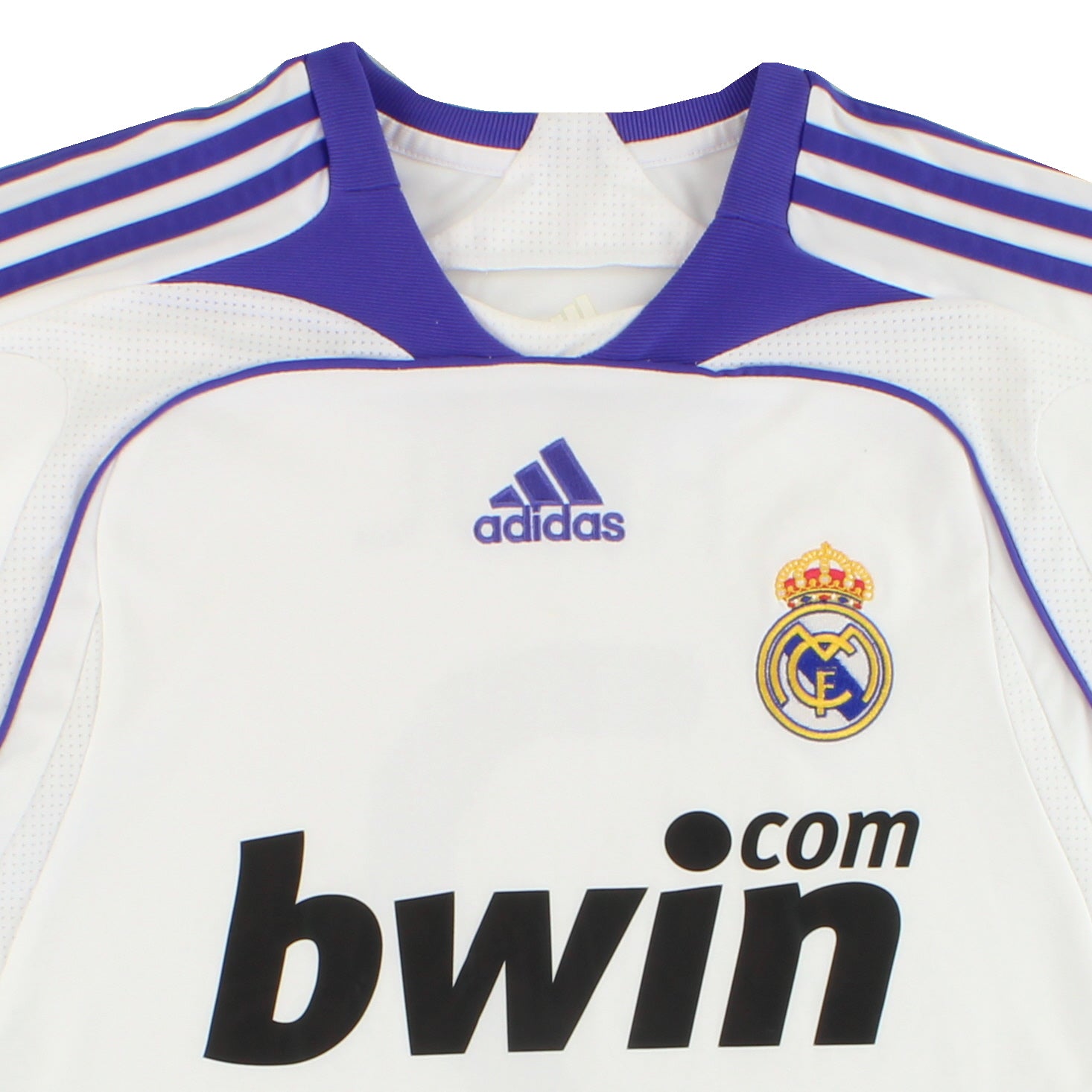 2007-08 Real Madrid adidas Home Shirt Raul #7 *Mint* S 697327