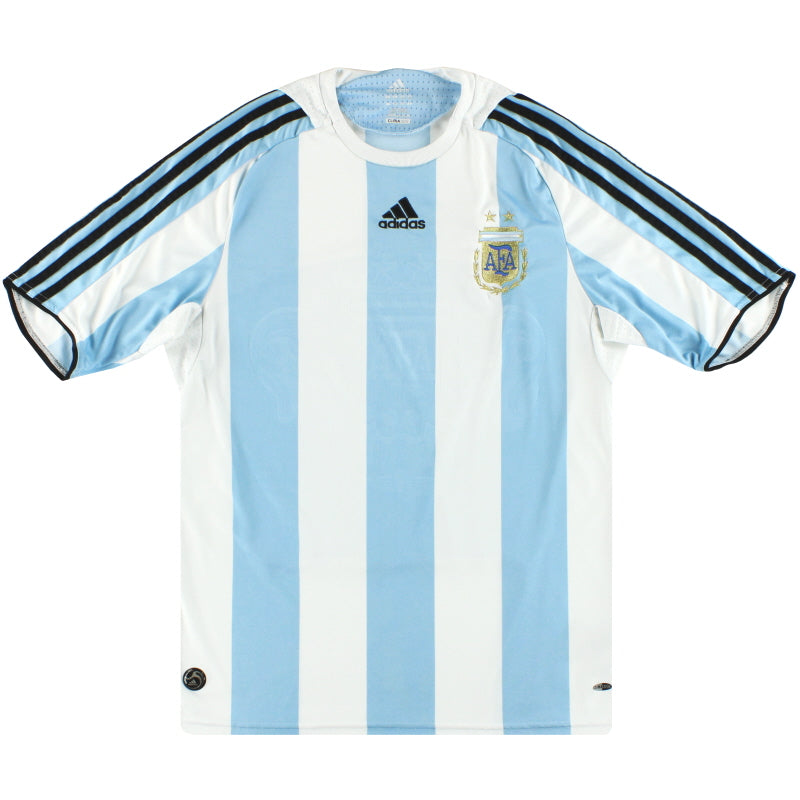 2007-09 Argentina adidas Home Shirt M Football Shirt