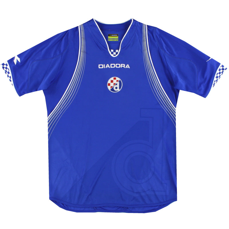 2007-09 Dinamo Zagreb Diadora Home Shirt *Mint* M Football Shirt