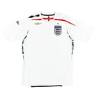 2007-09 England Home Shirt M Football Shirt