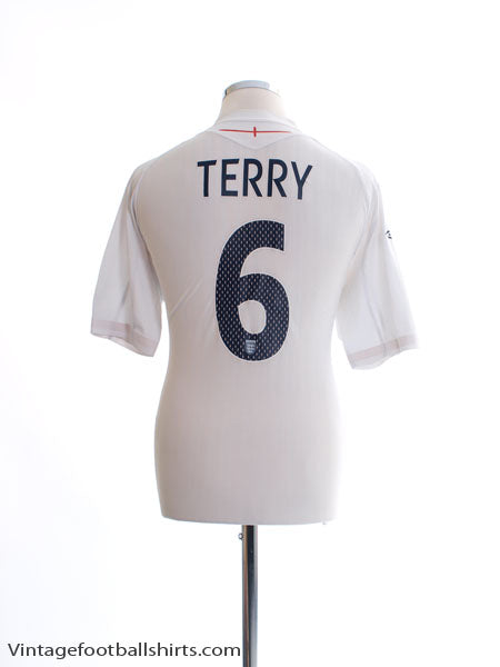 2007-09 England Home Shirt Terry #6 L Football Shirt