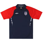 2007-09 England Umbro 1/4 Zip Training Shirt L Training Shirt