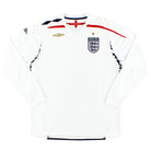2007-09 England Umbro Home Shirt L/S L Football Shirt