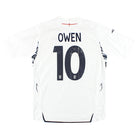 2007-09 England Umbro Home Shirt Owen #10 L Football Shirt