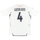 2007-09 England Umbro Home Shirt Gerrard #4 XL Football Shirt