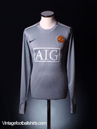 2007-09 Manchester United Player Issue Goalkeeper Shirt L Football Shirt