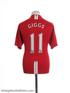 2007-09 Manchester United Home Shirt Giggs #11 M Football Shirt