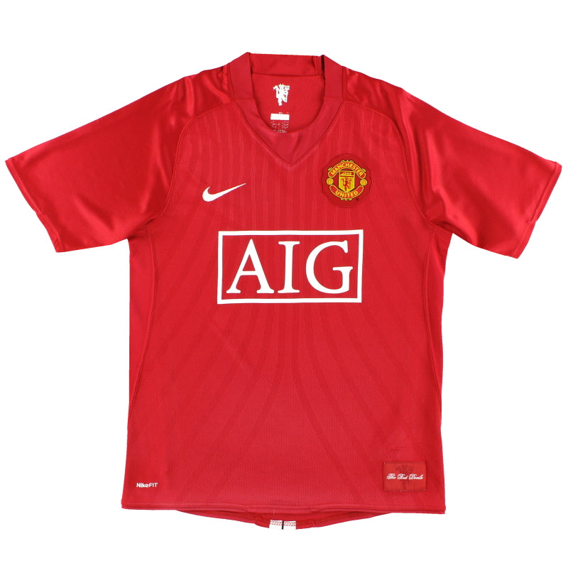 2007-09 Manchester United Nike Home Shirt XL.Boys Football Shirt