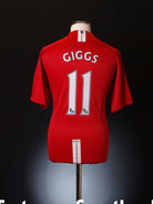 2007-09 Manchester United Home Shirt Giggs #11 L.Boys Football Shirt